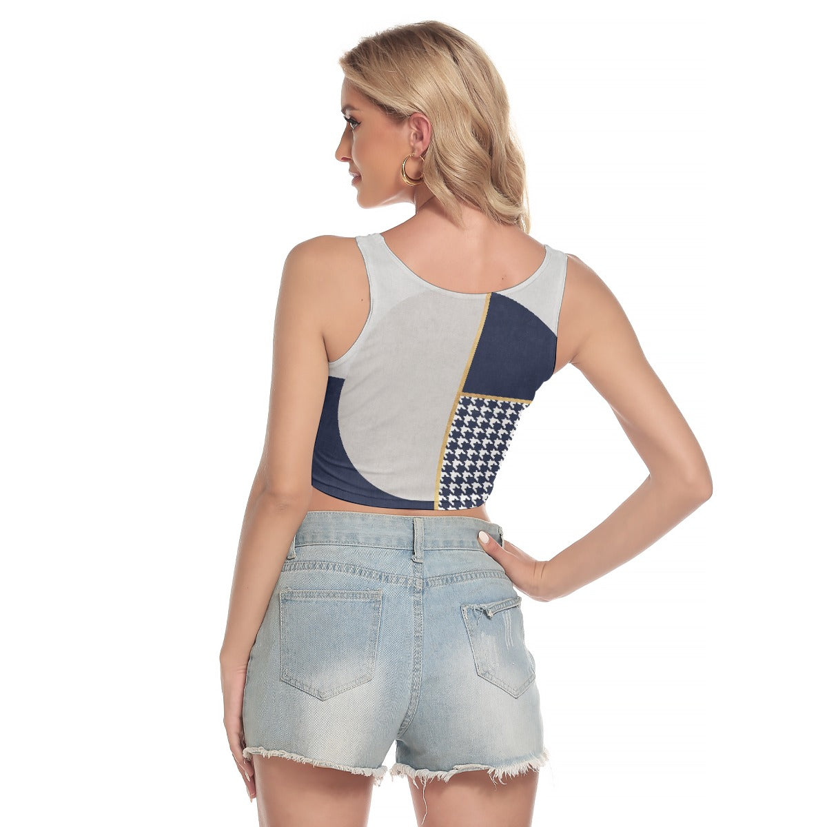 All-Over Print Women's Sport Crop Tank Top