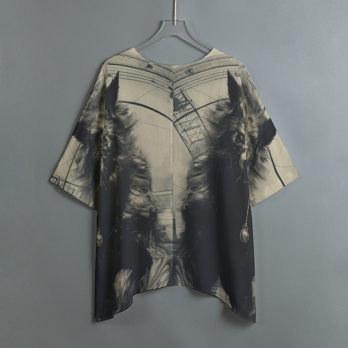 All-Over Print Women's Bat Sleeve Shirt