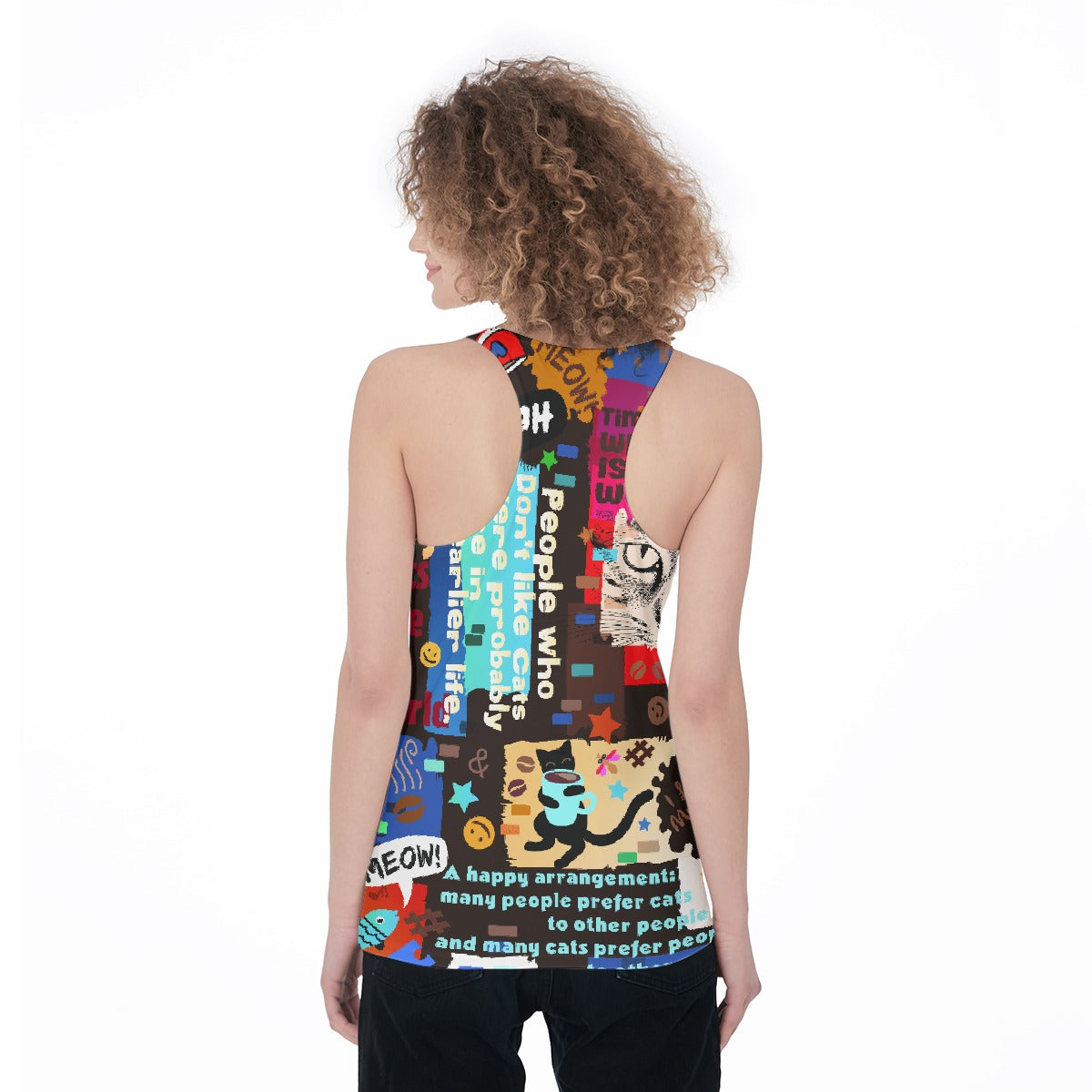 All-Over Print Women's Racerback Tank Top