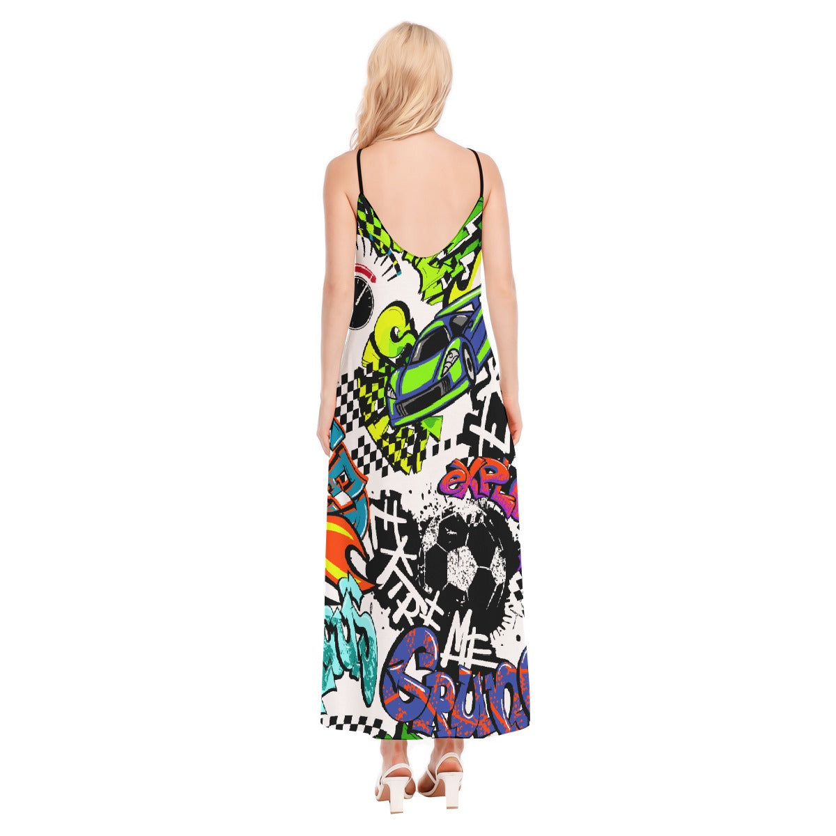 All-Over Print Women's Sling Dress