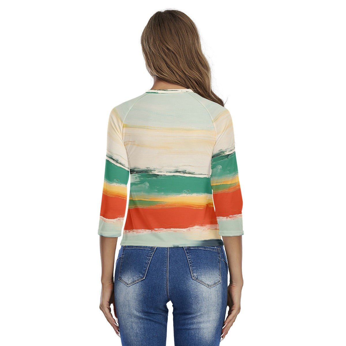 All-Over Print Women's Raglan Sleeves T-shirts