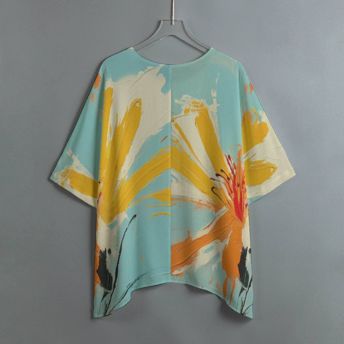 All-Over Print Women's Bat Sleeve Shirt