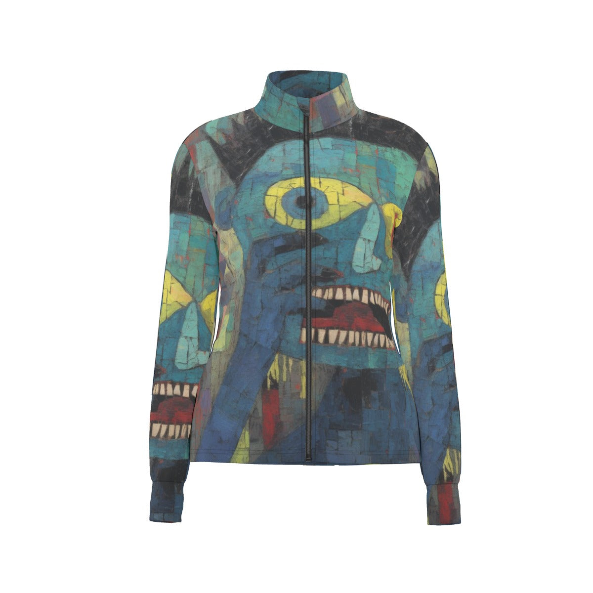 All-Over Print Women's Long Sleeve Thumbhole Jacket