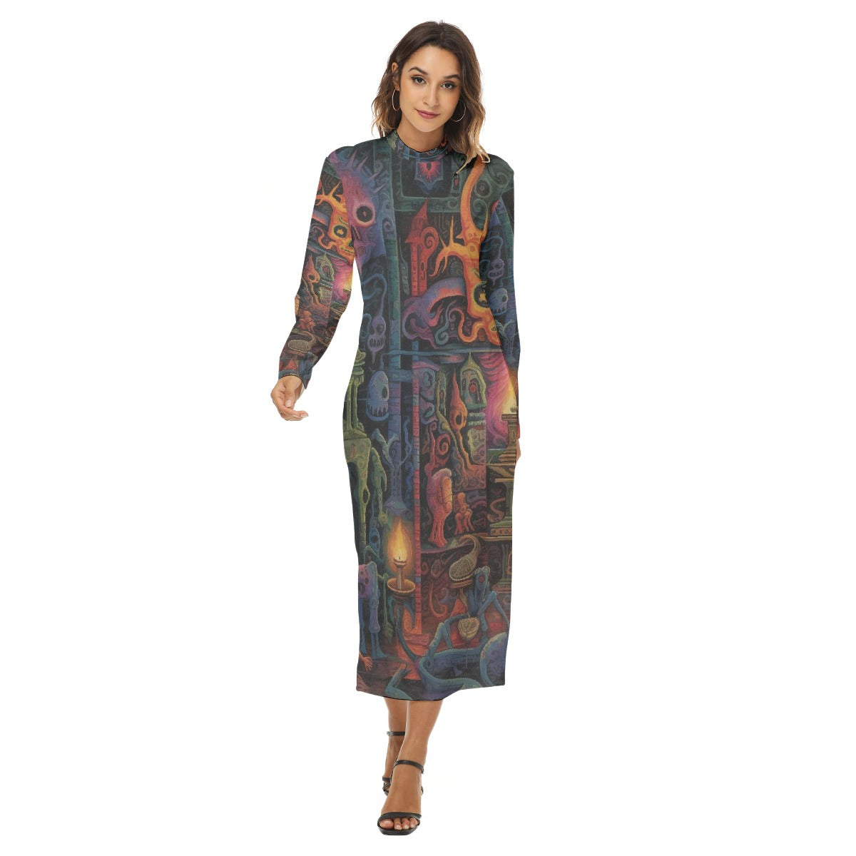 All-Over Print Women's Hip Dress