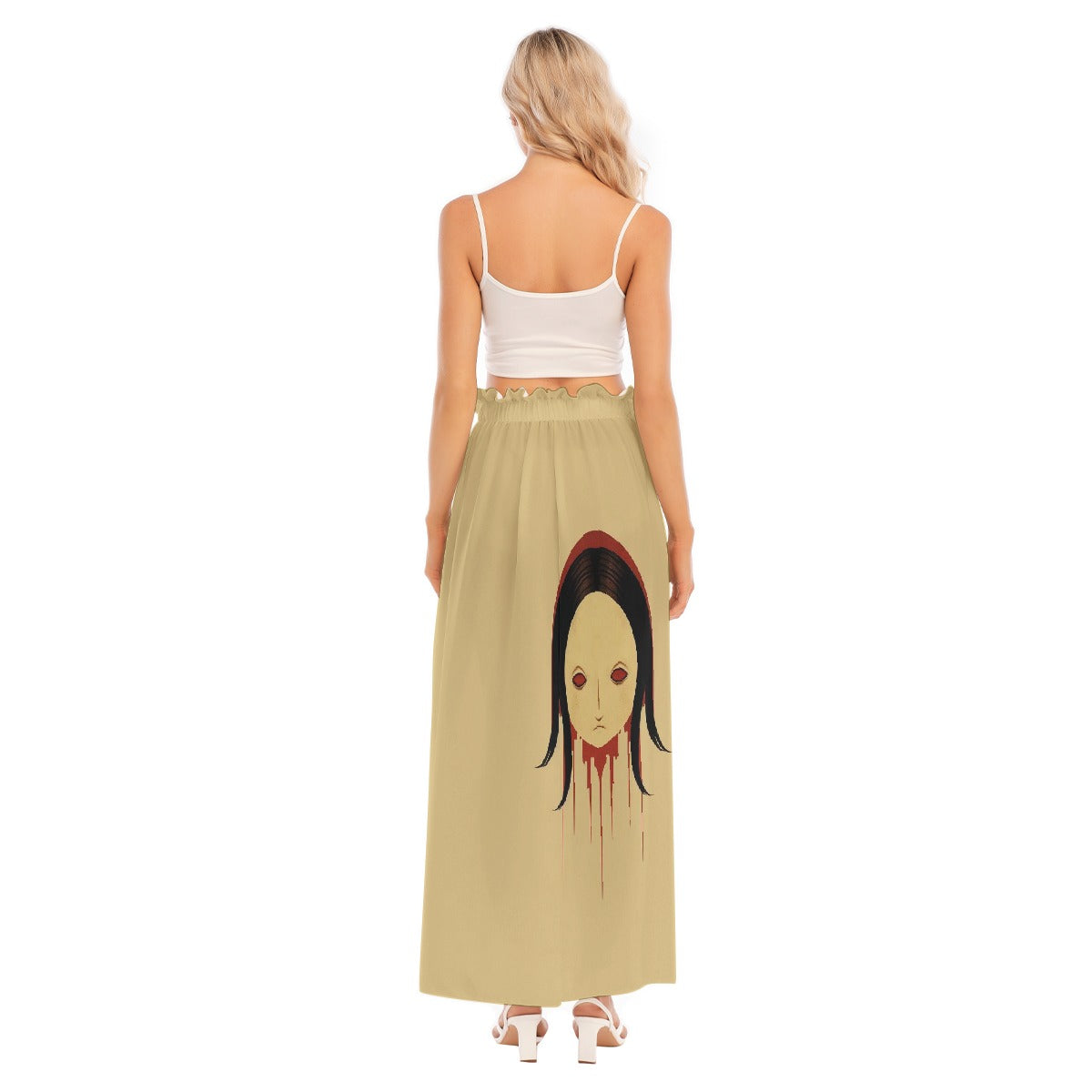 All-Over Print Women's Side Split Skirt