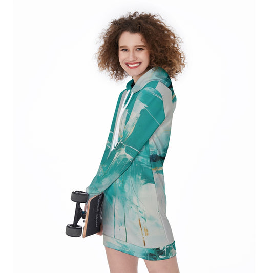 All-Over Print Women's Long Hoodie