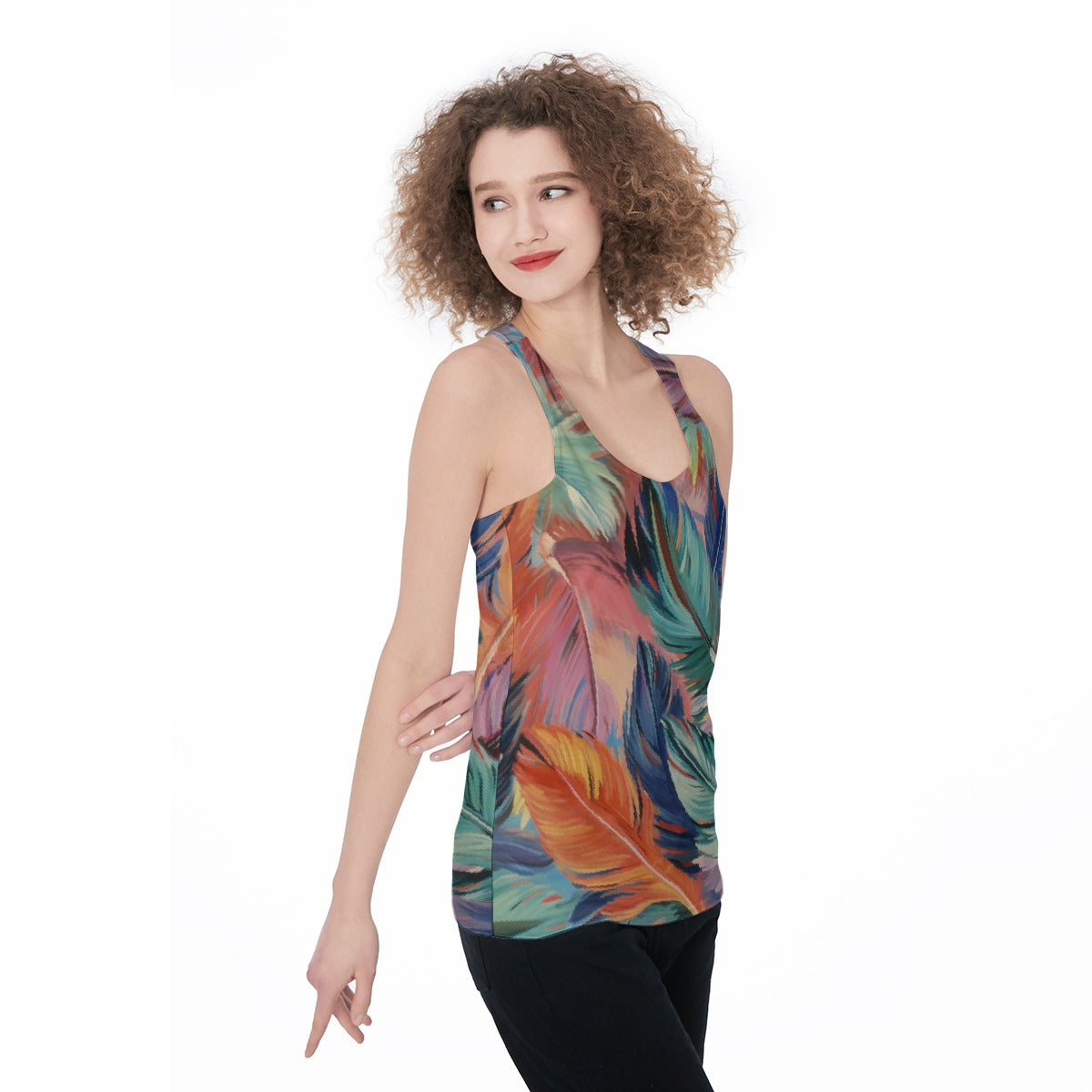 All-Over Print Women's Racerback Tank Top
