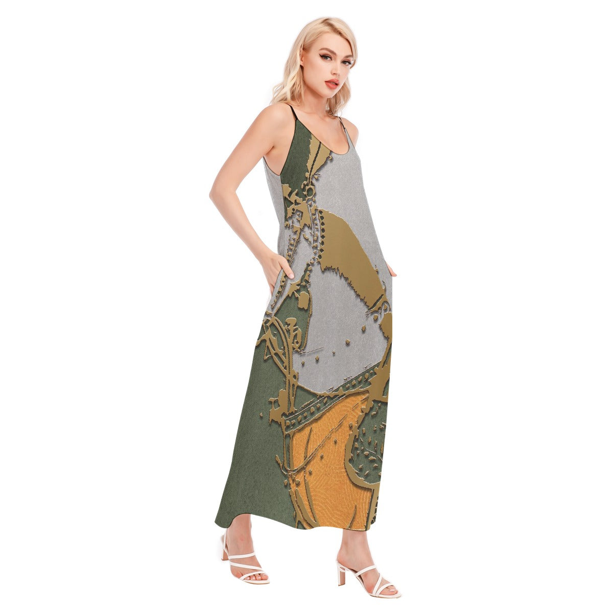 All-Over Print Women's Sling Dress