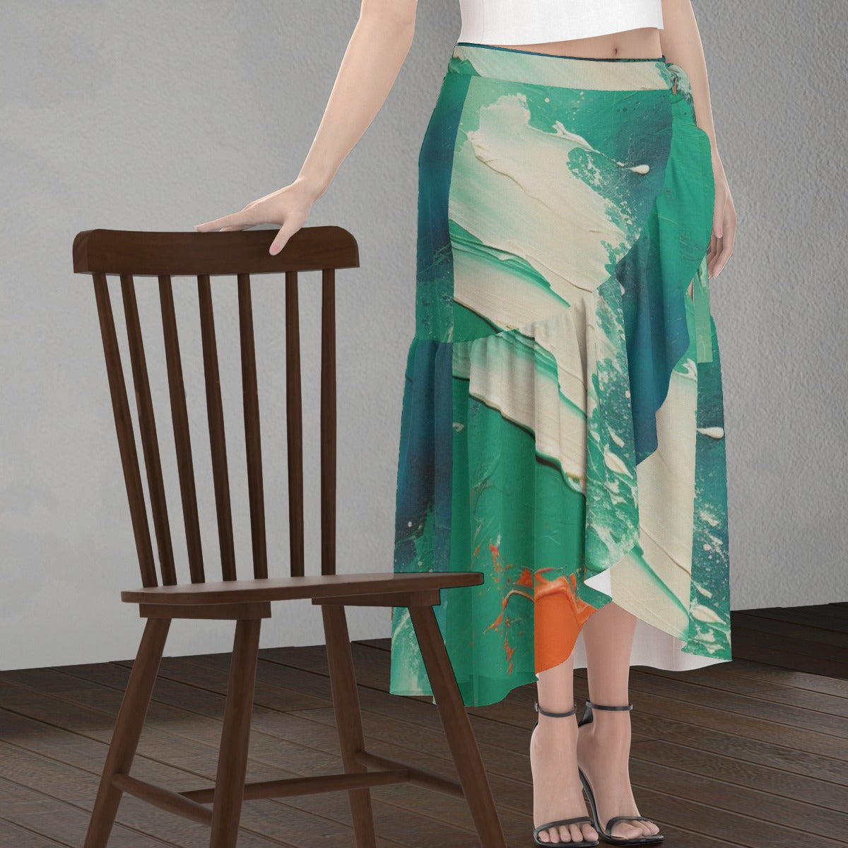 All-Over Print Women's Wrap Skirt