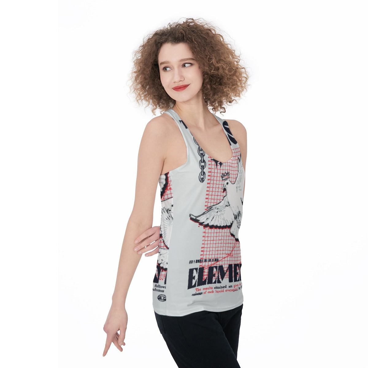 All-Over Print Women's Racerback Tank Top