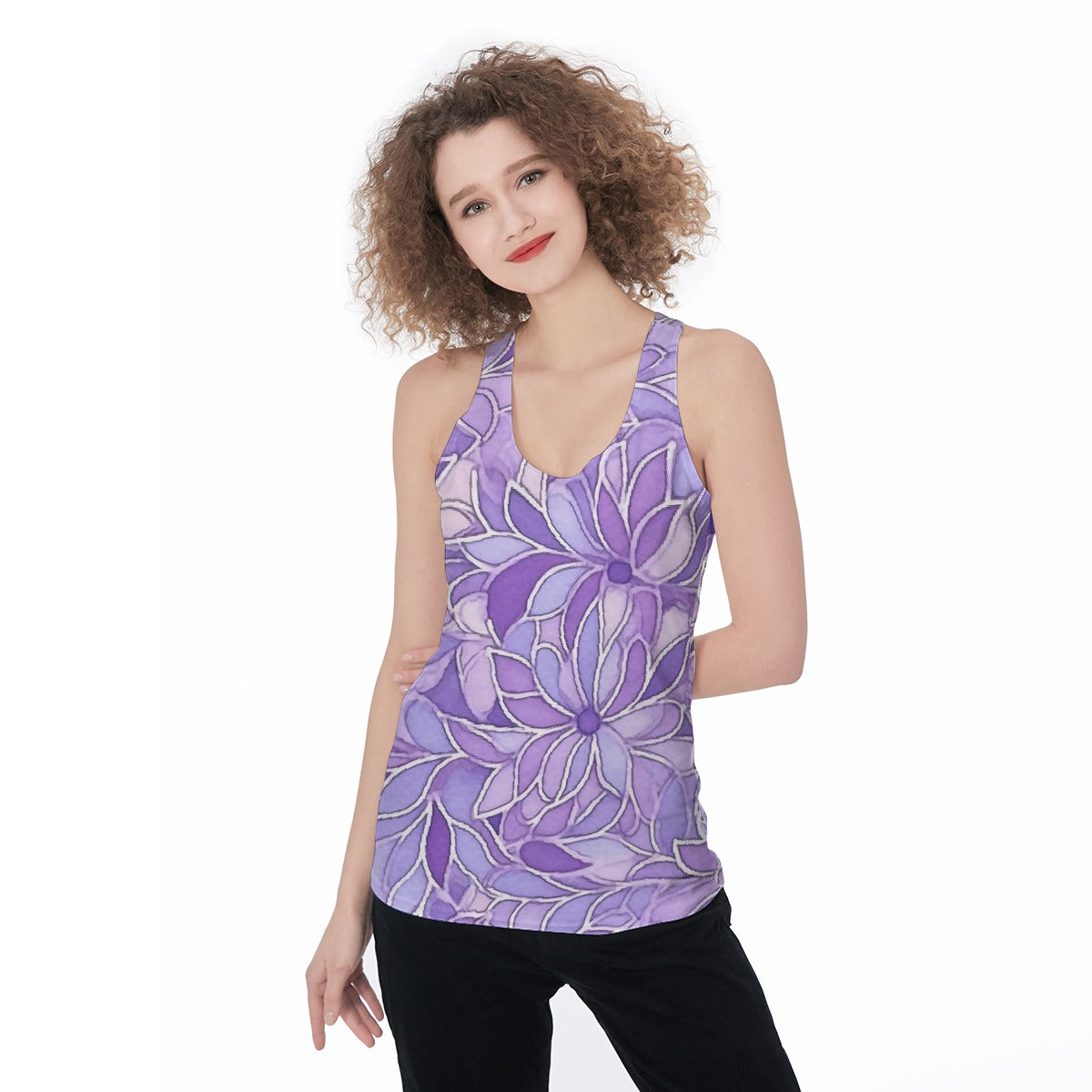 All-Over Print Women's Racerback Tank Top