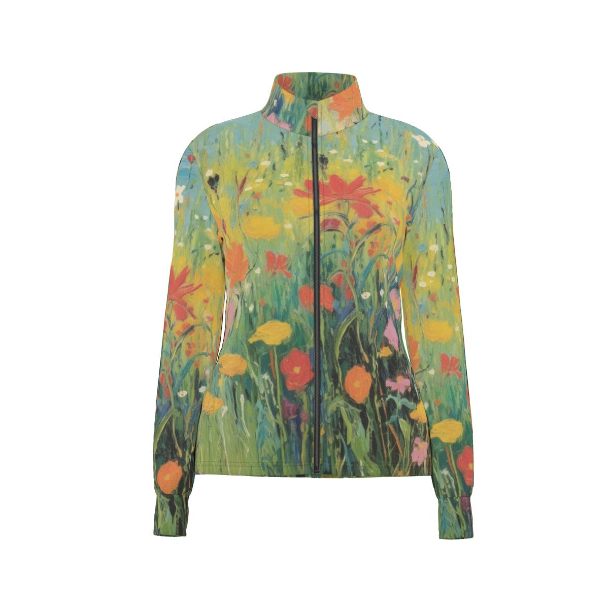 All-Over Print Women's Long Sleeve Thumbhole Jacket