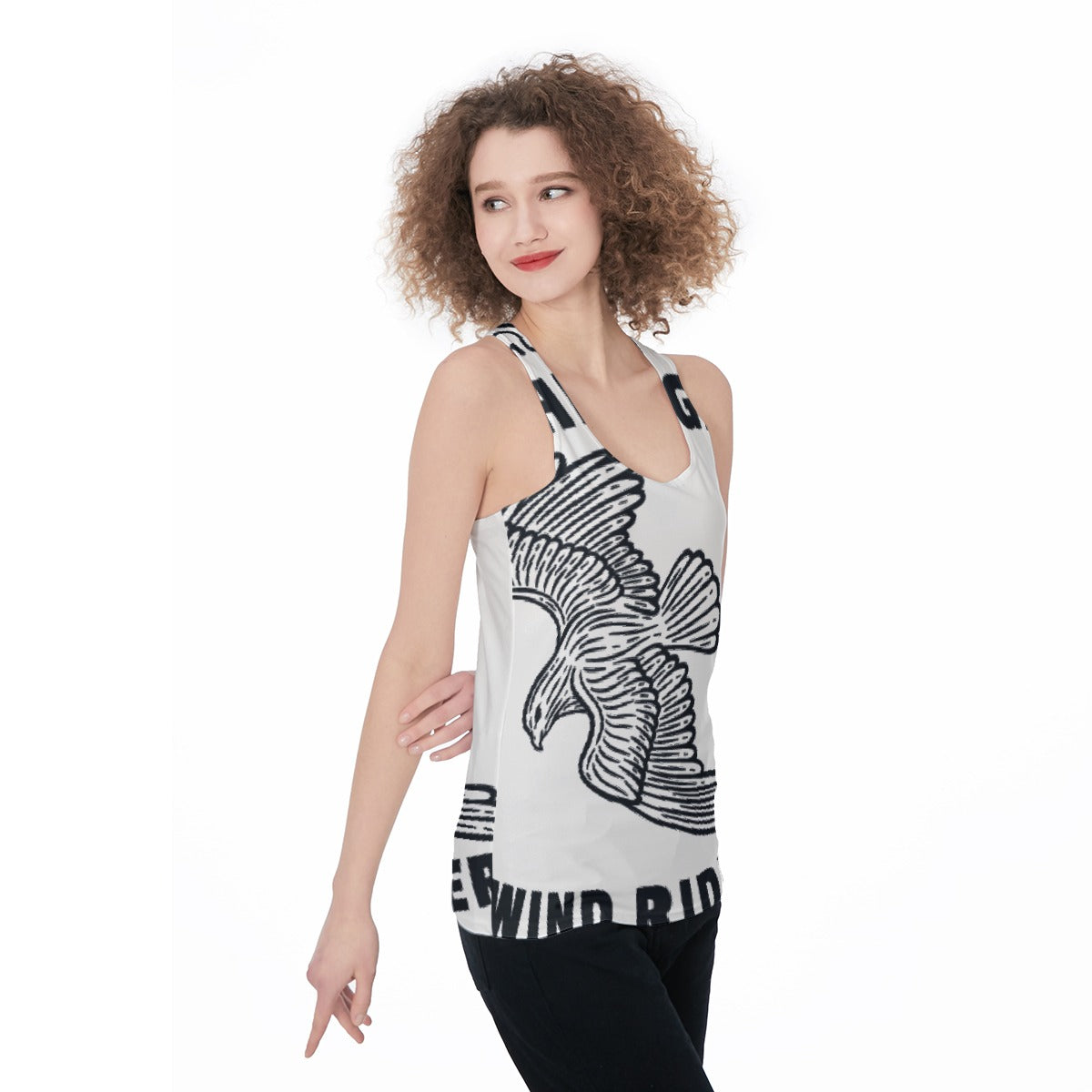 All-Over Print Women's Racerback Tank Top