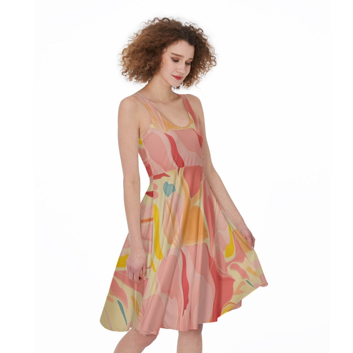 All-Over Print Women's Sleeveless Dress