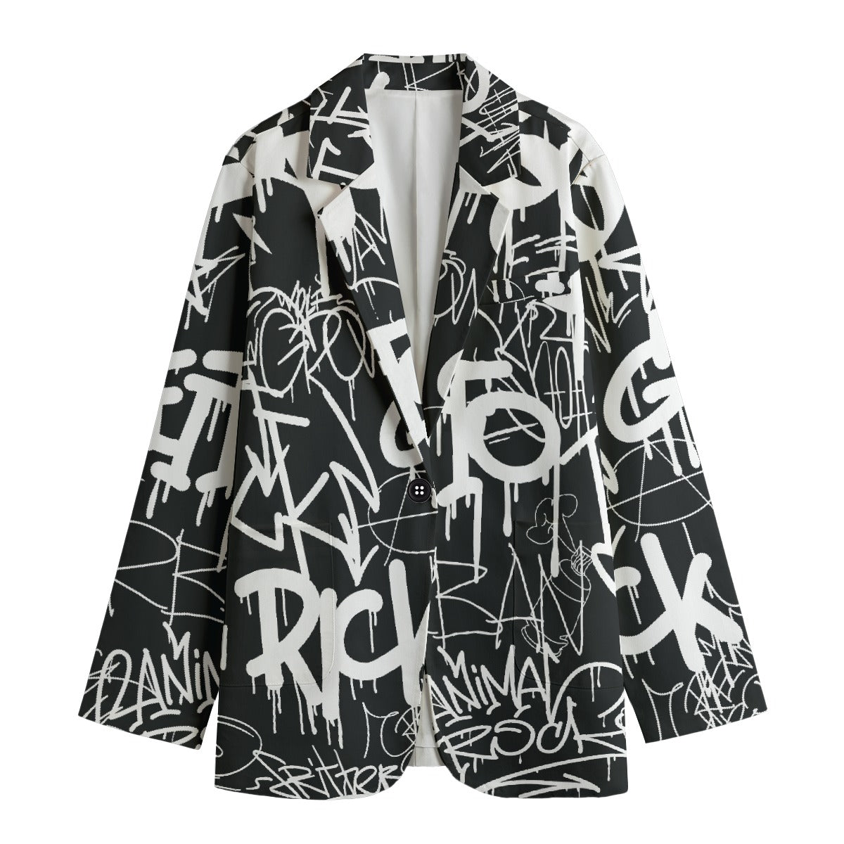 All-Over Print Women's Leisure Blazer