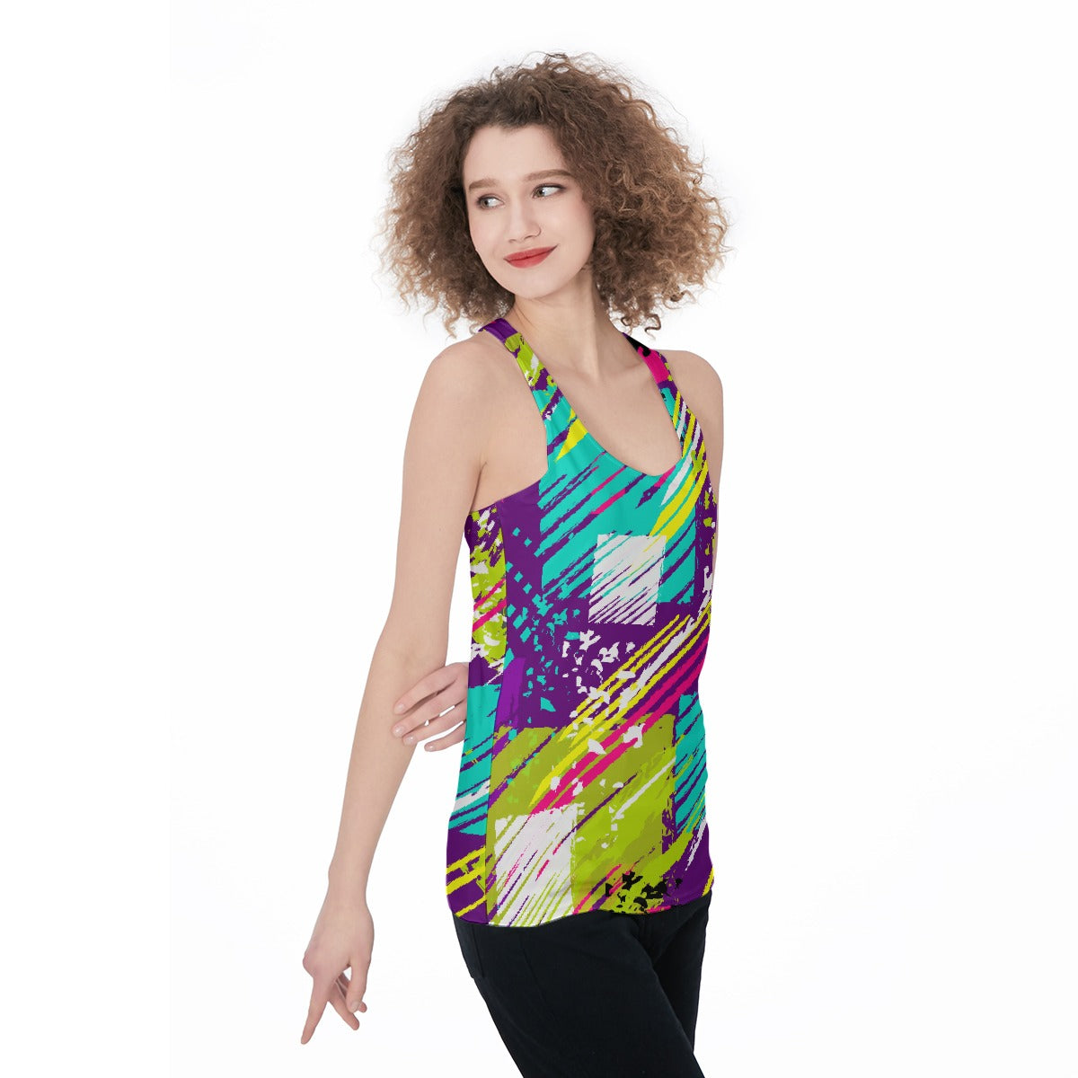 All-Over Print Women's Racerback Tank Top