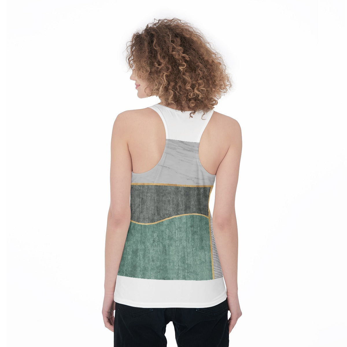 All-Over Print Women's Racerback Tank Top