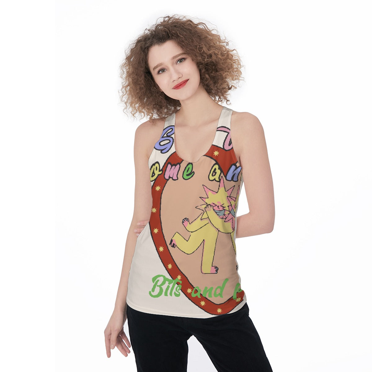 All-Over Print Women's Racerback Tank Top