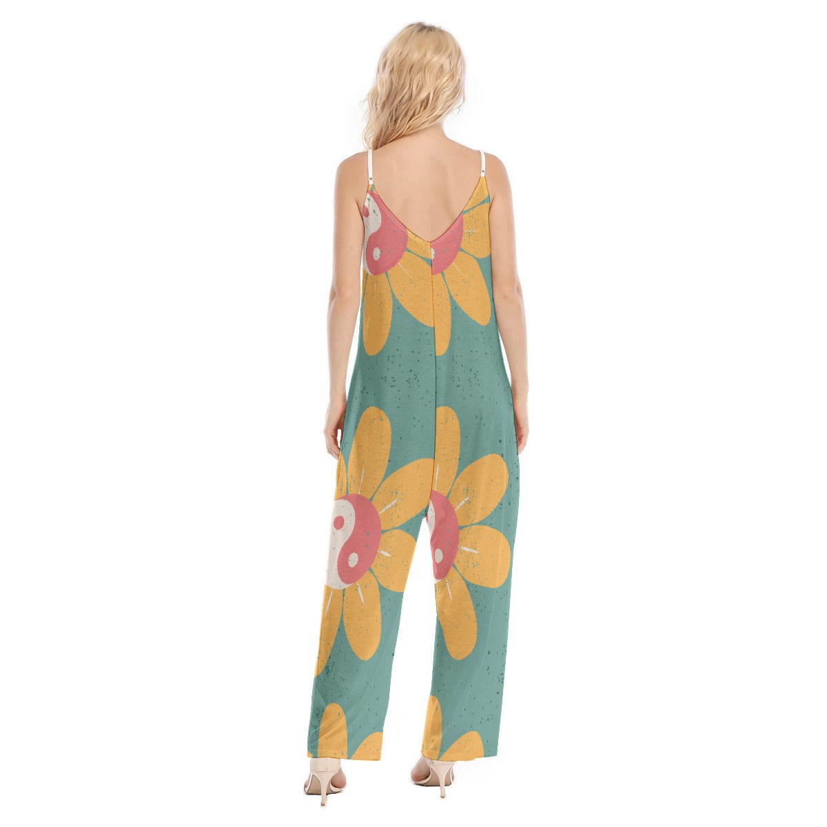 All-Over Print Women's Loose Cami Jumpsuit