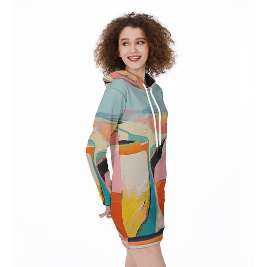 All-Over Print Women's Long Hoodie