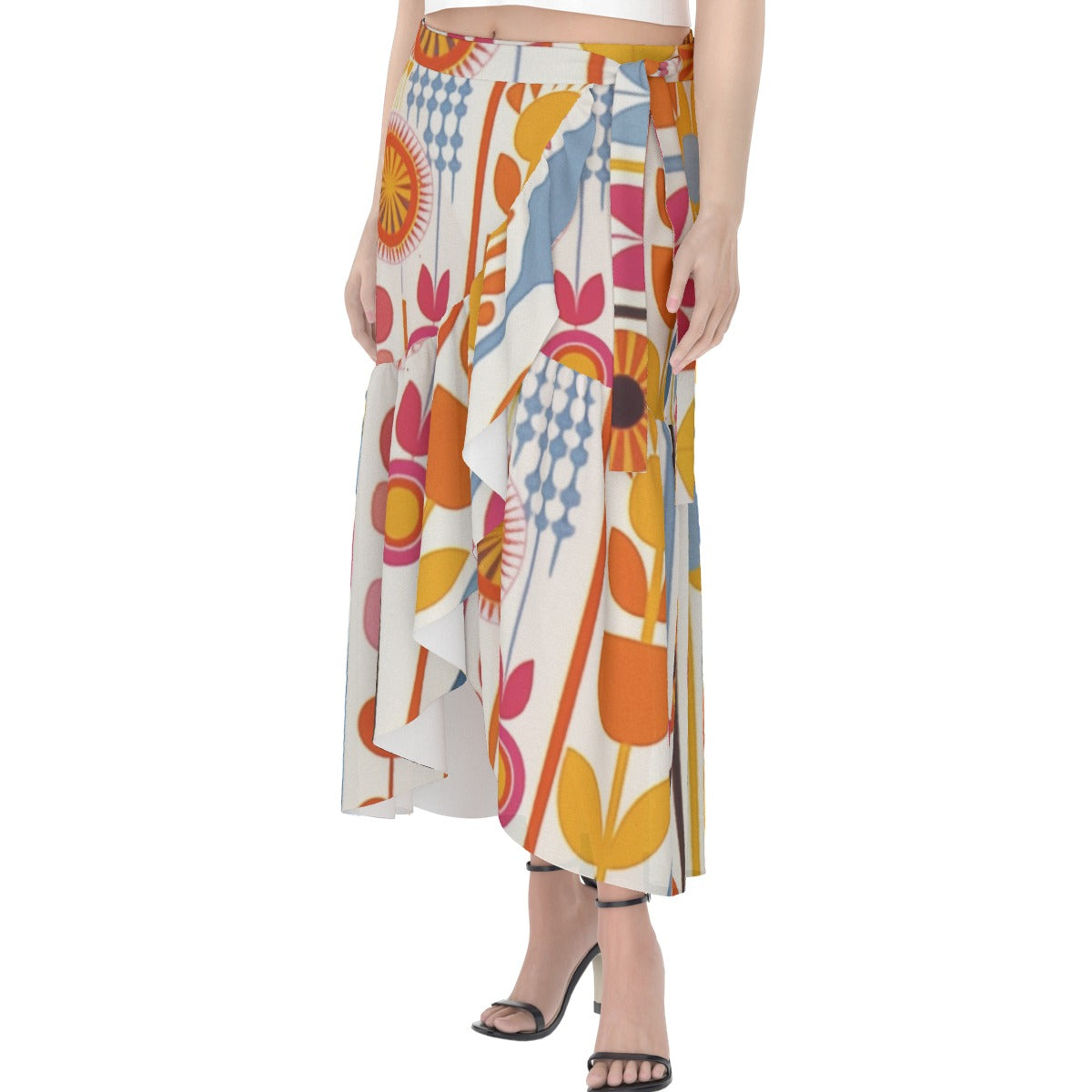 All-Over Print Women's Wrap Skirt