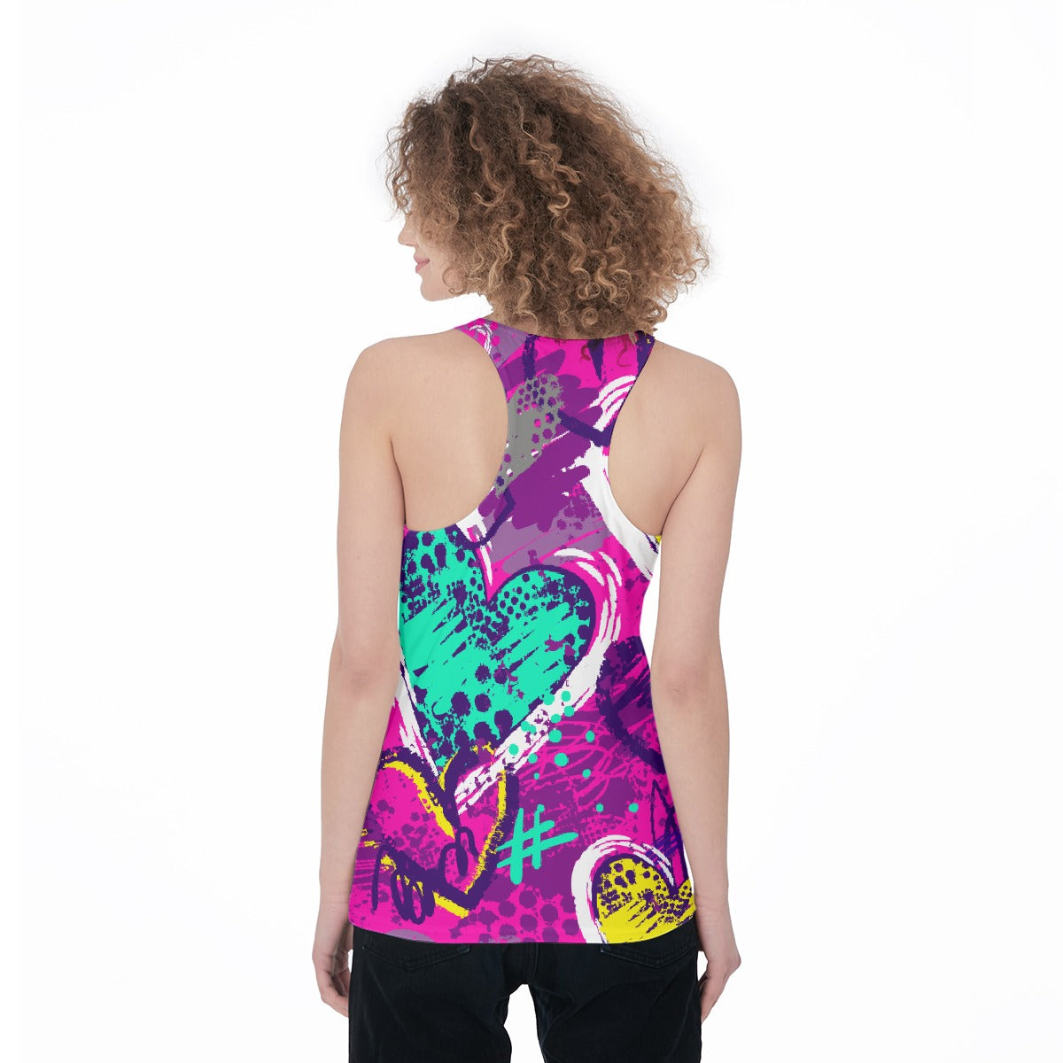 All-Over Print Women's Racerback Tank Top