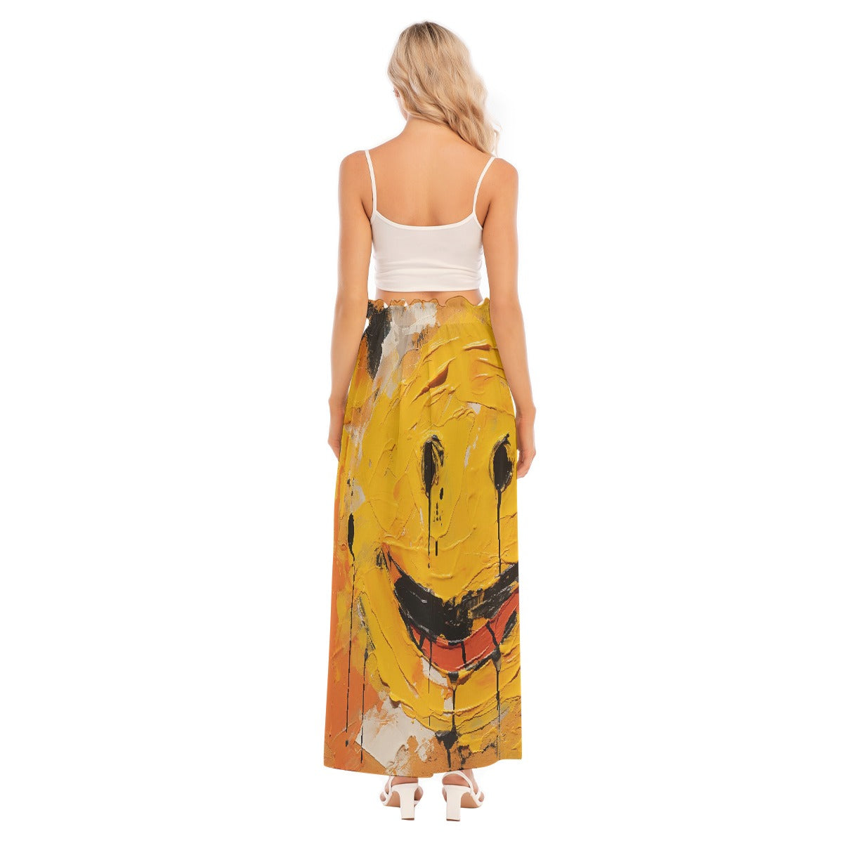 All-Over Print Women's Side Split Skirt