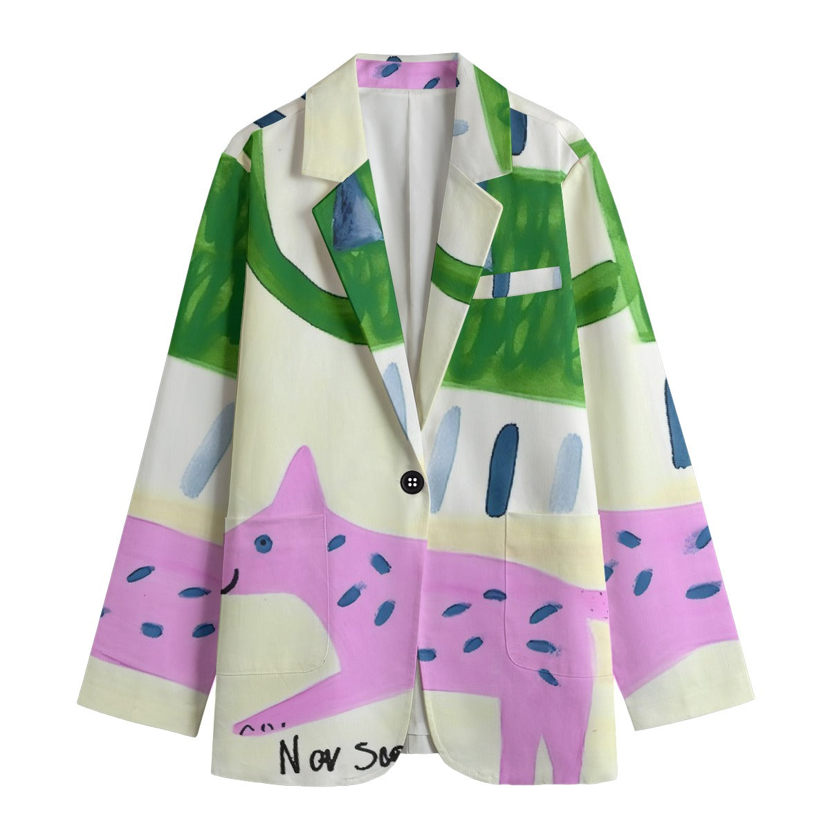 All-Over Print Women's Leisure Blazer