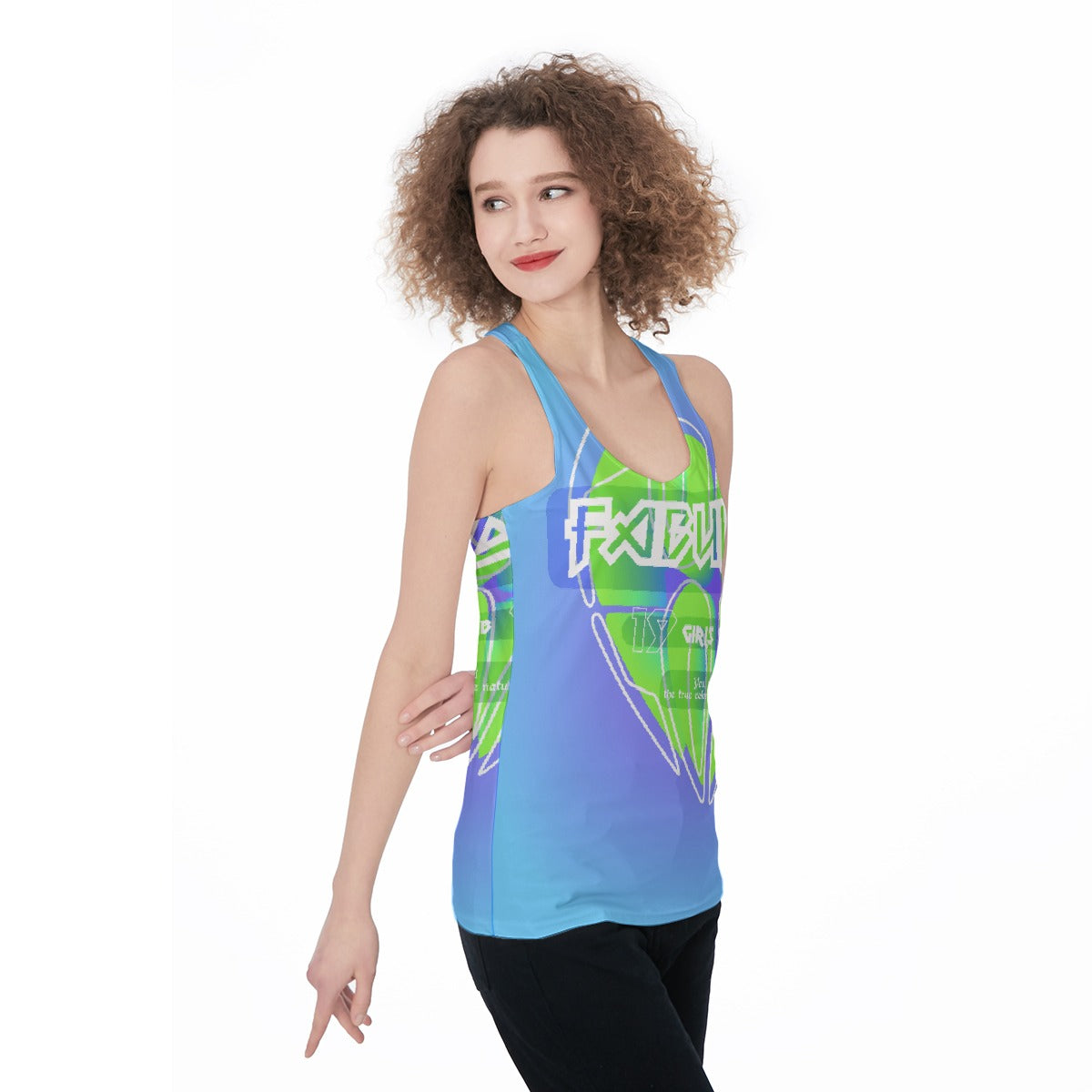 All-Over Print Women's Racerback Tank Top
