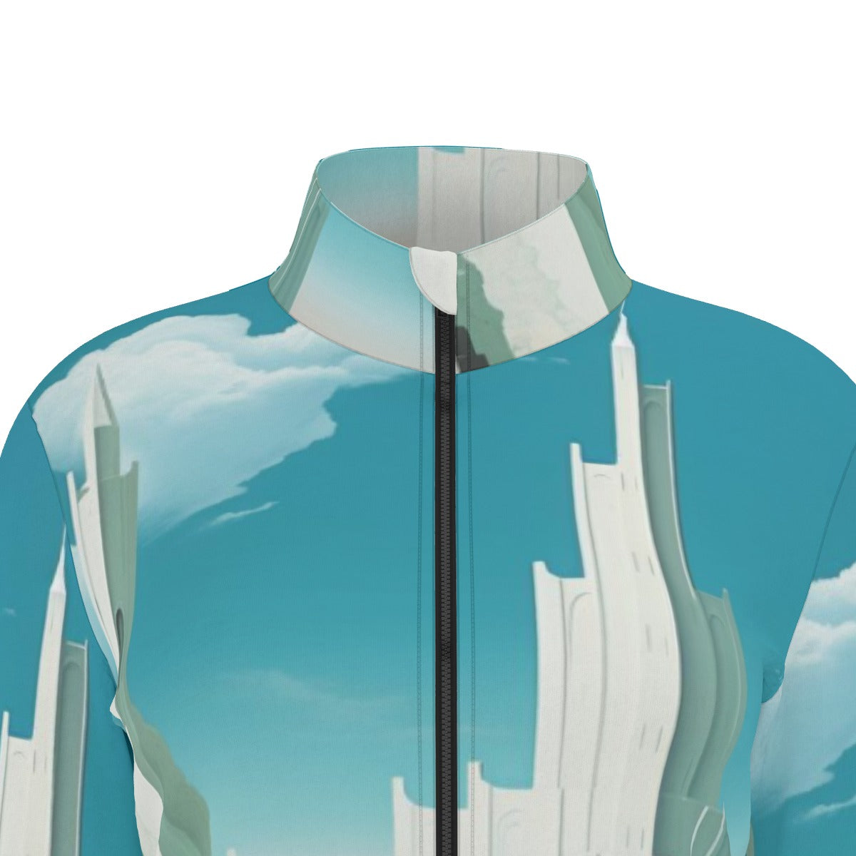 All-Over Print Women's Long Sleeve Thumbhole Jacket