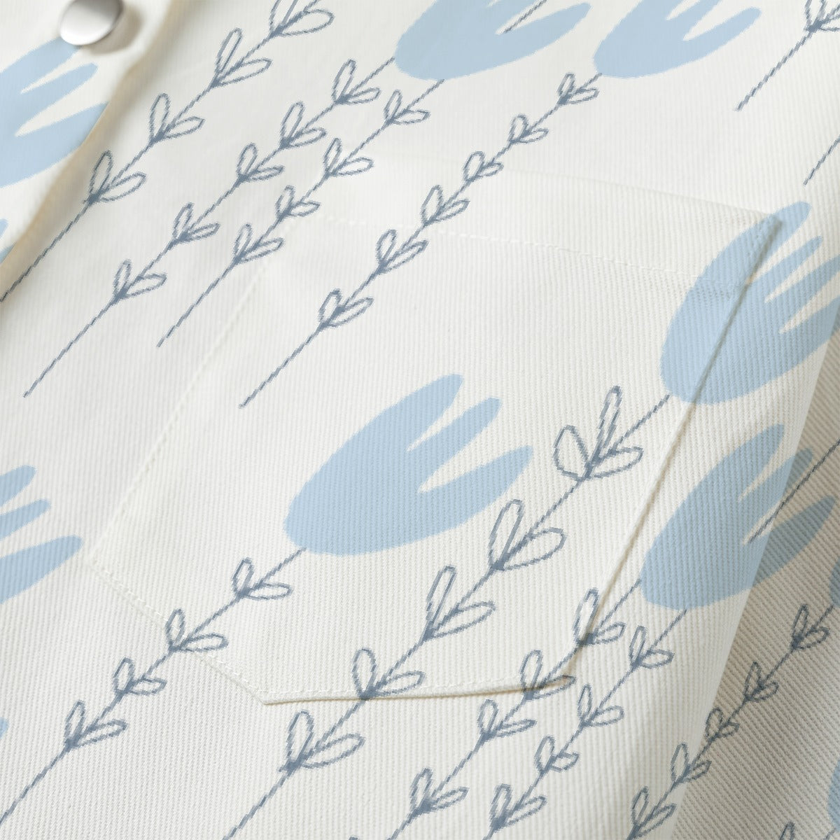 All-Over Print Women's Cropped Jacket | 245GSM Cotton