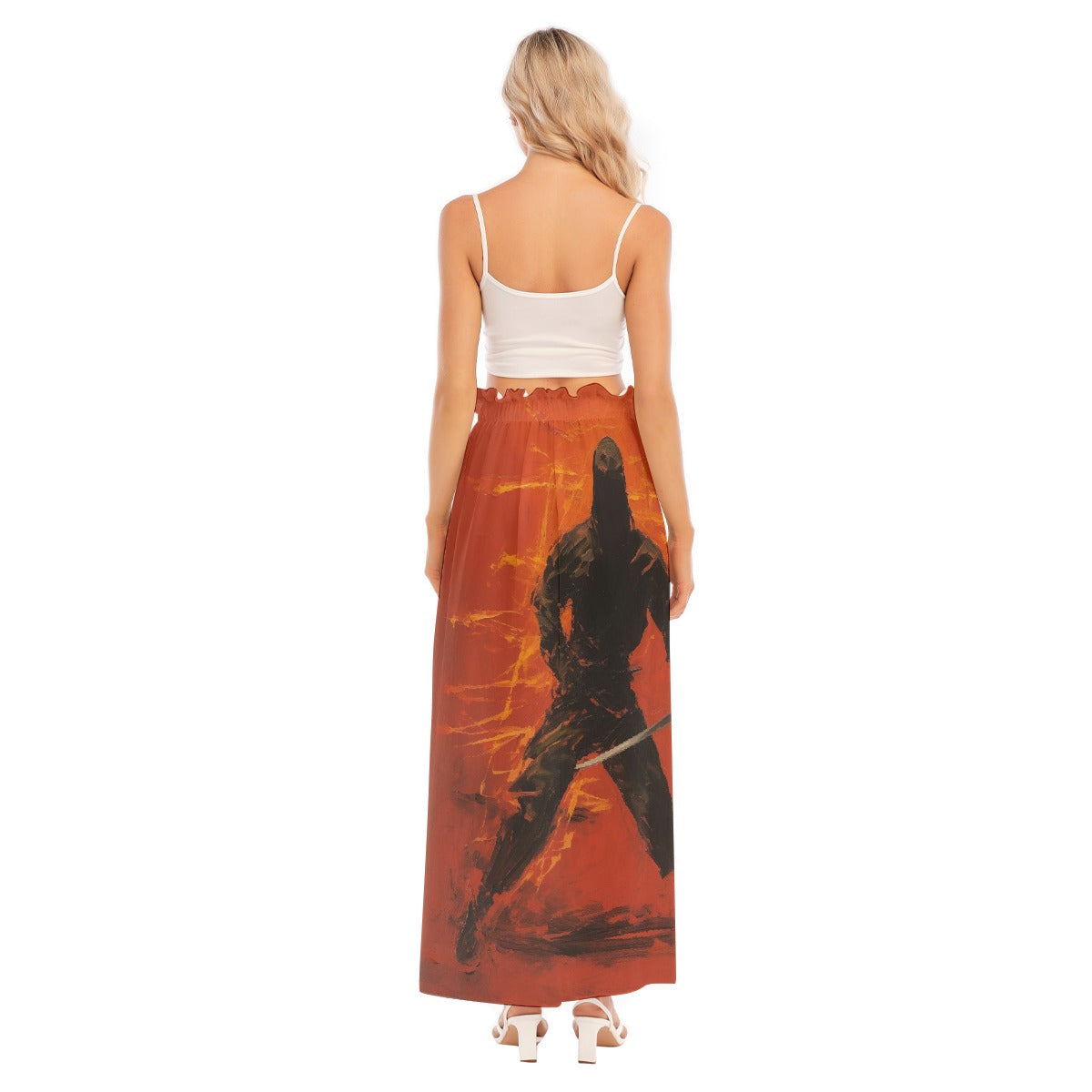 All-Over Print Women's Side Split Skirt