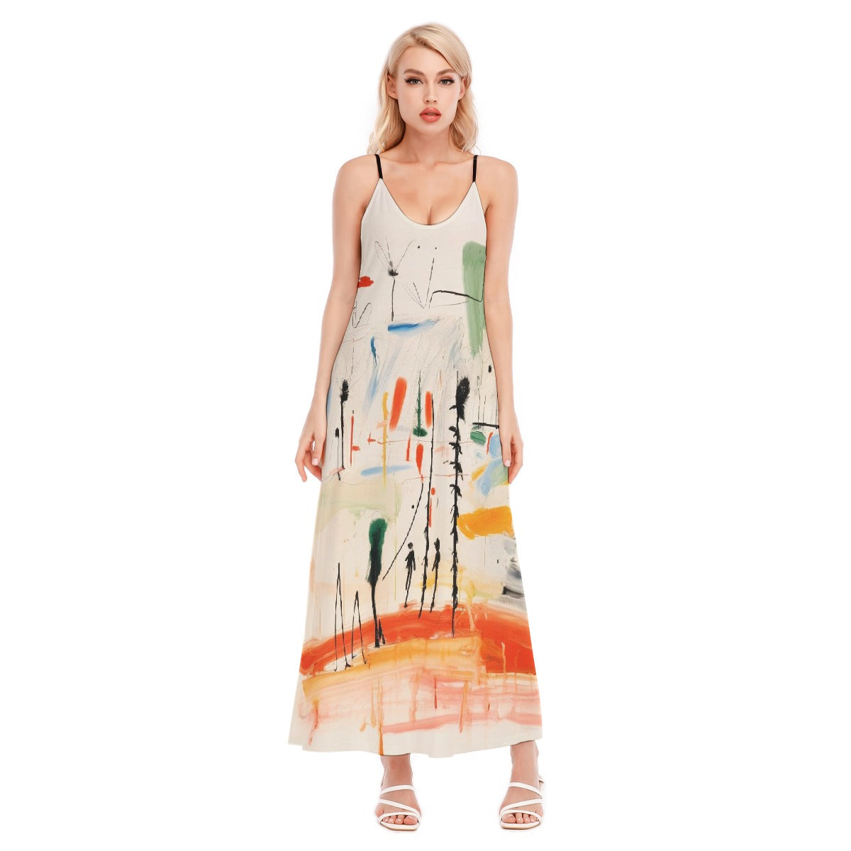 All-Over Print Women's Sling Dress