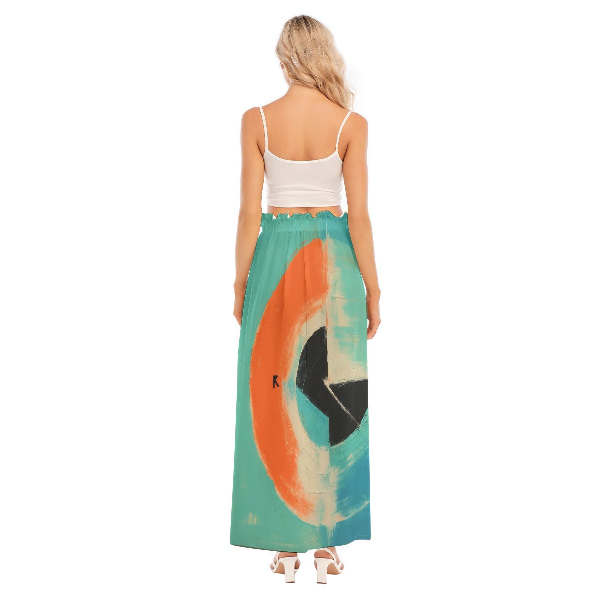 All-Over Print Women's Side Split Skirt