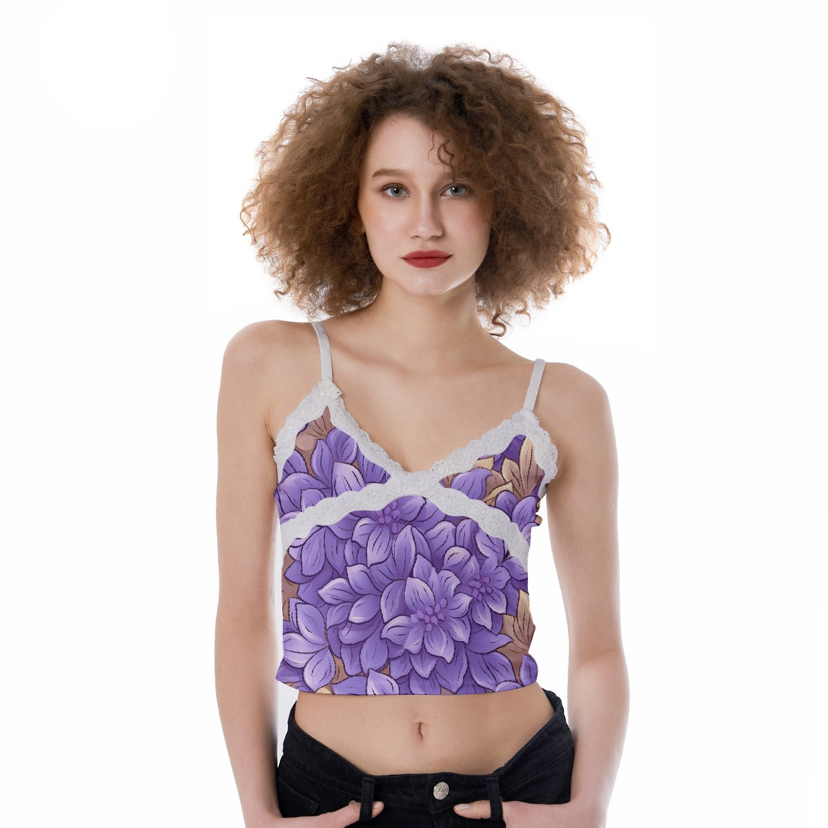 All-Over Print Women's Lace Camisole