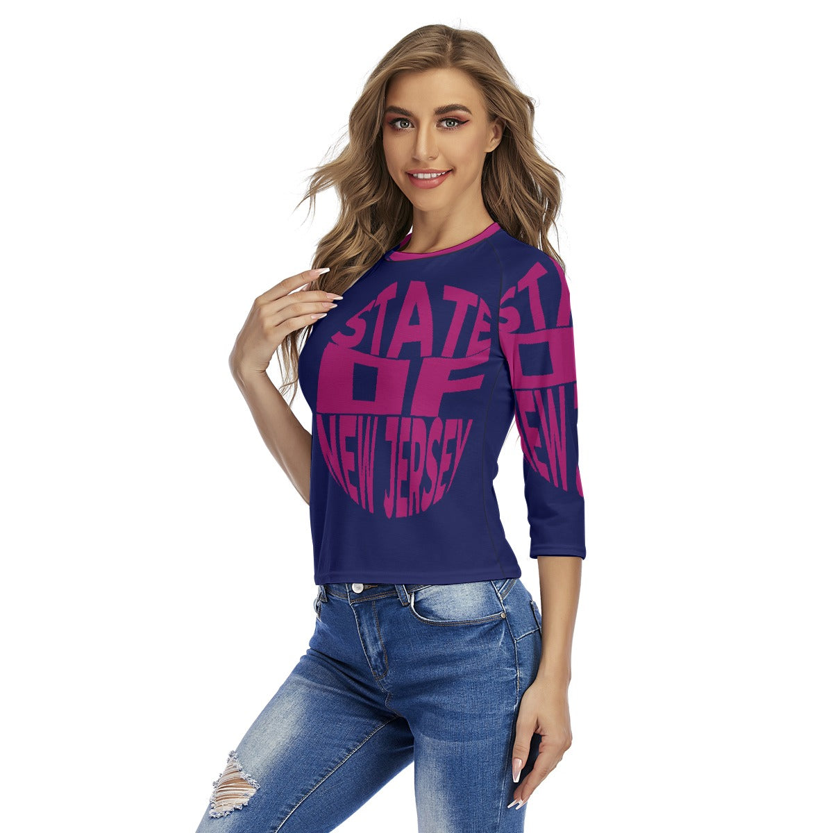 All-Over Print Women's Raglan Sleeves T-shirts