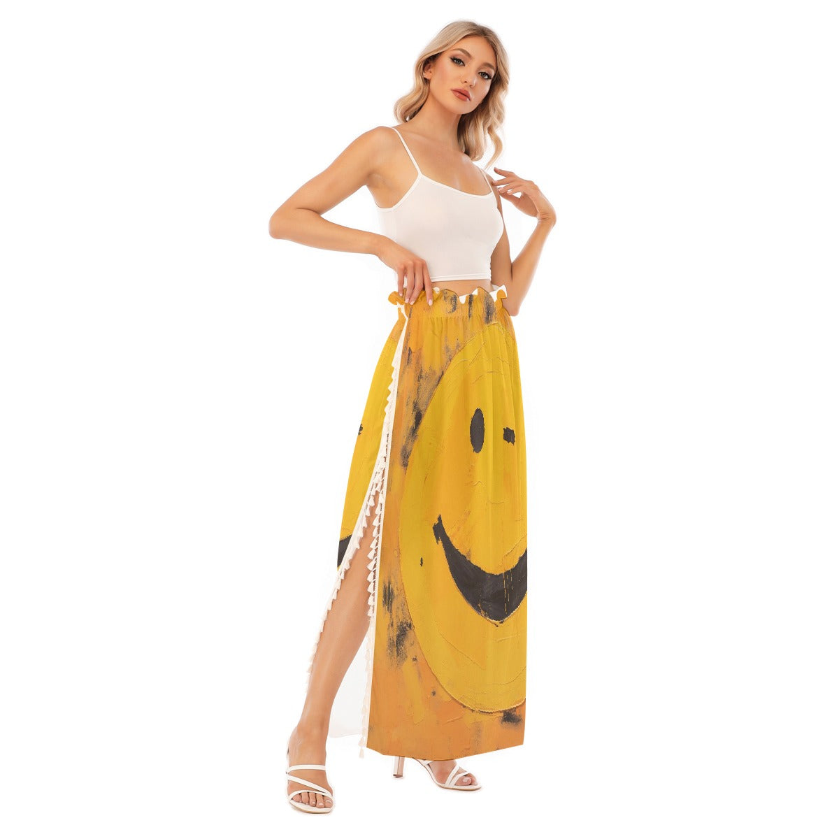 All-Over Print Women's Side Split Skirt