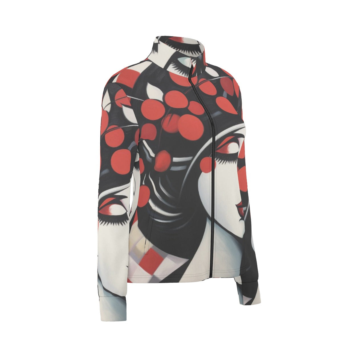 All-Over Print Women's Long Sleeve Thumbhole Jacket