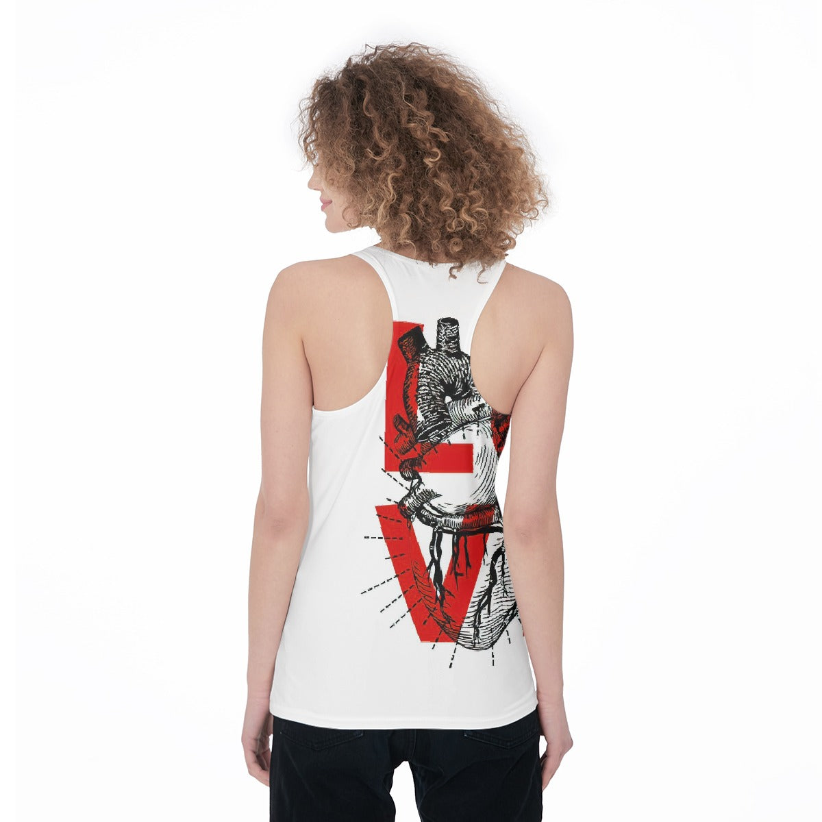 All-Over Print Women's Racerback Tank Top
