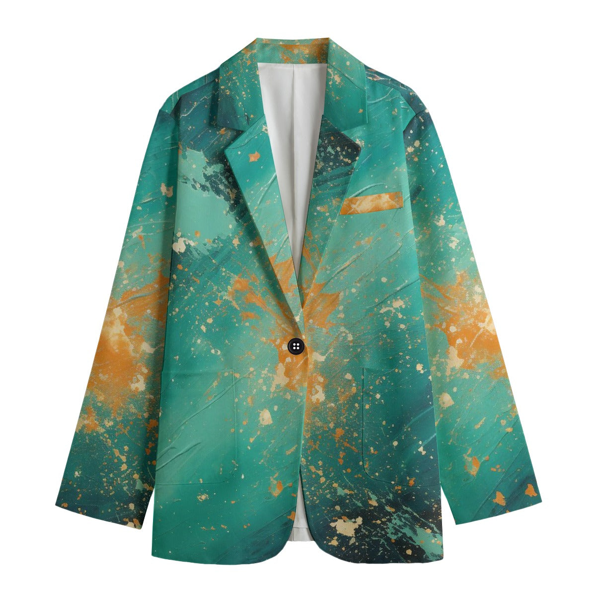 All-Over Print Women's Leisure Blazer