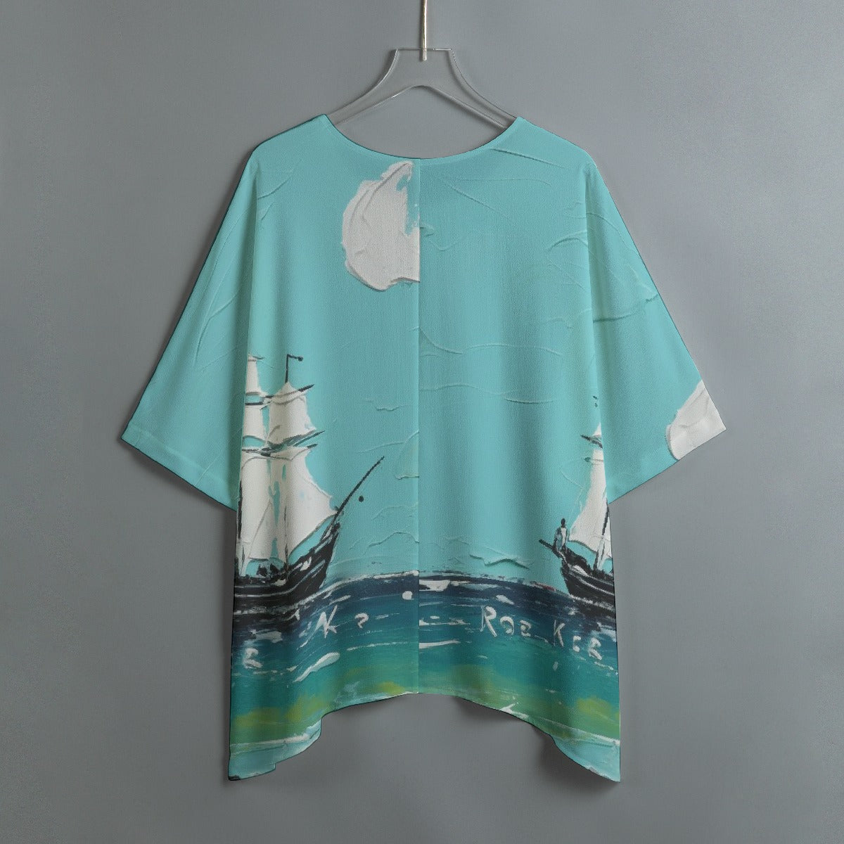 All-Over Print Women's Bat Sleeve Shirt