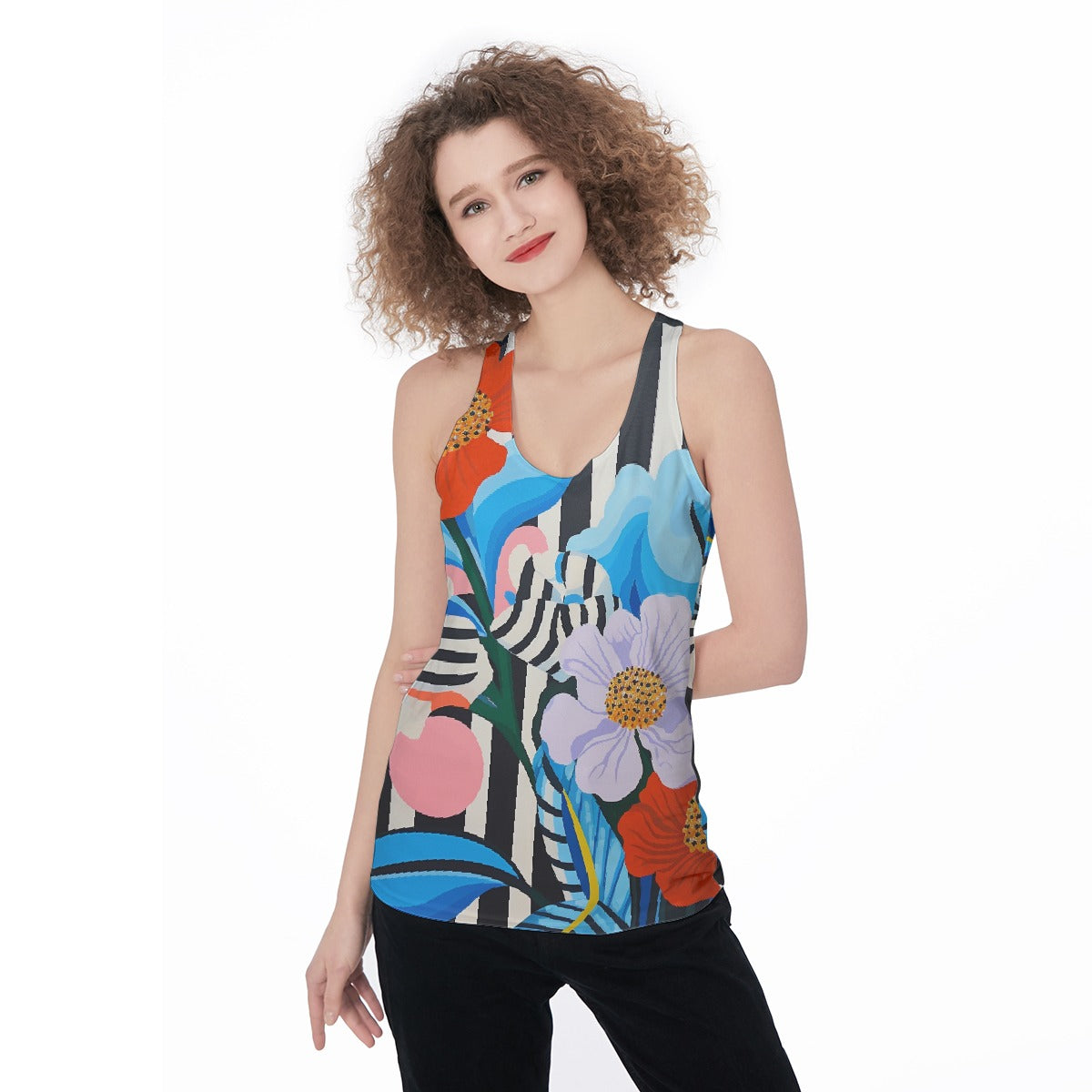 All-Over Print Women's Racerback Tank Top