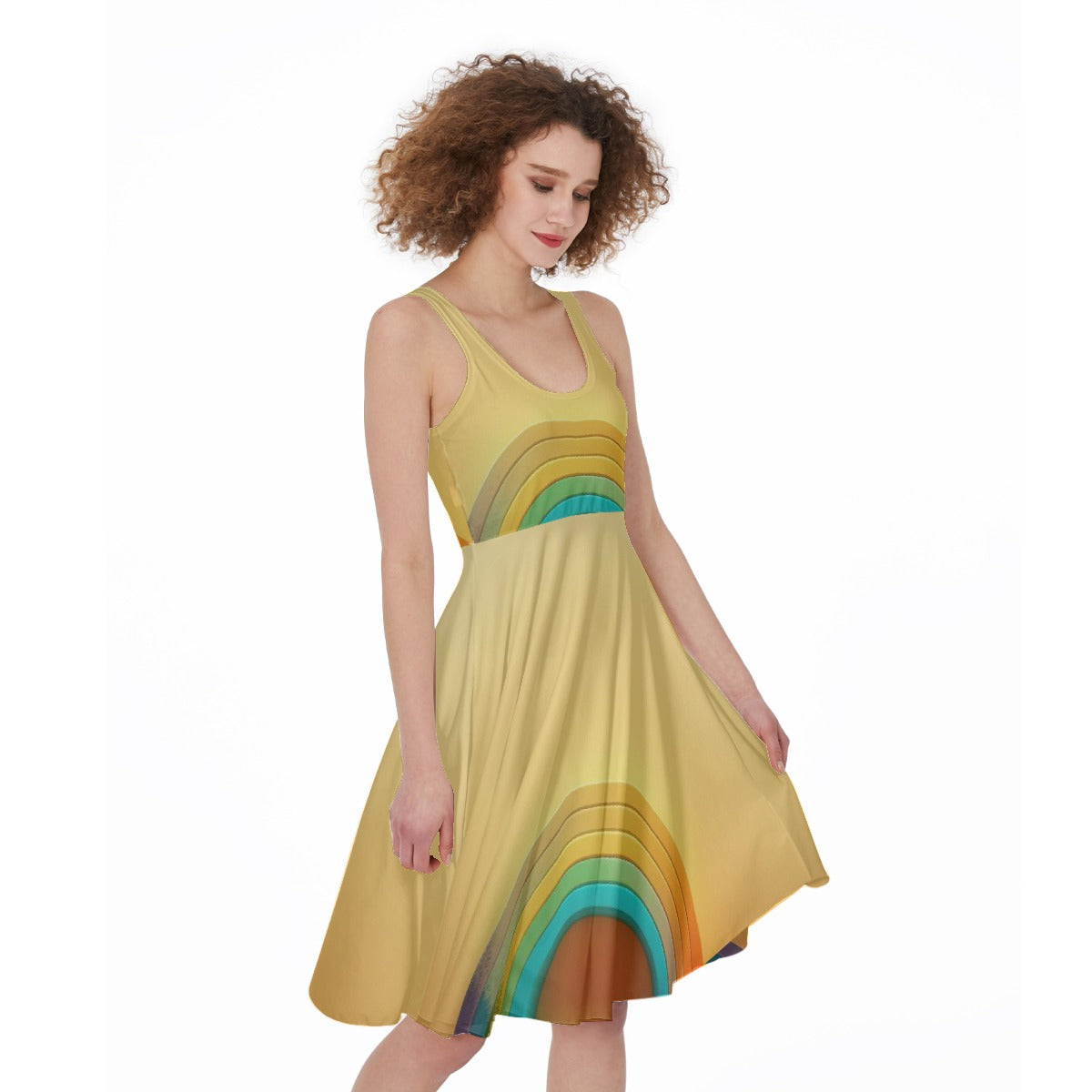 All-Over Print Women's Sleeveless Dress