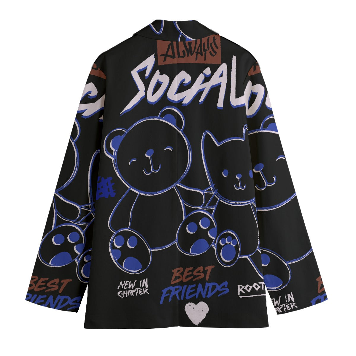 All-Over Print Women's Leisure Blazer