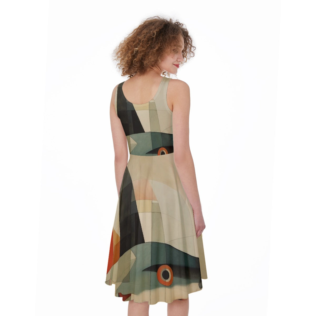 All-Over Print Women's Sleeveless Dress