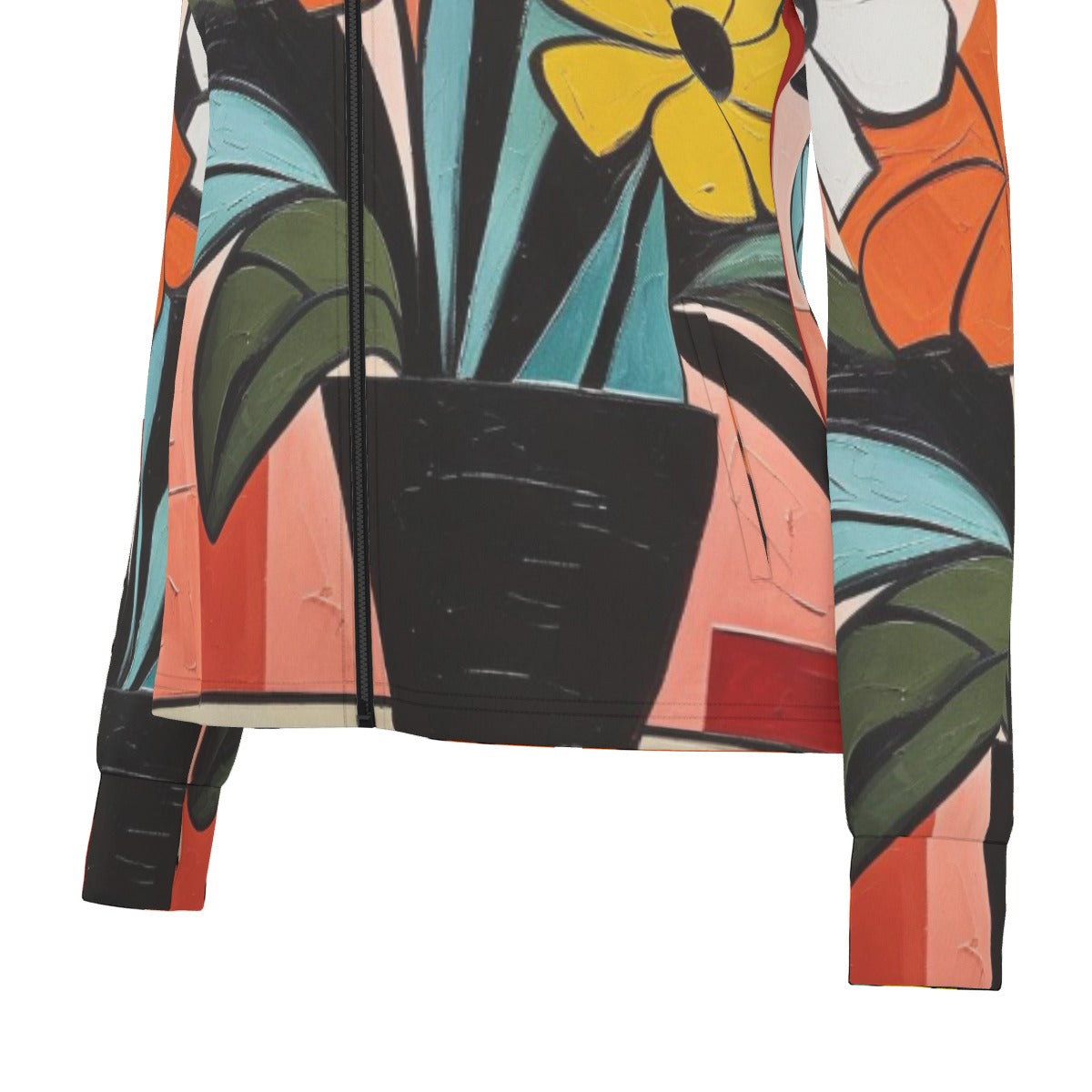 All-Over Print Women's Long Sleeve Thumbhole Jacket