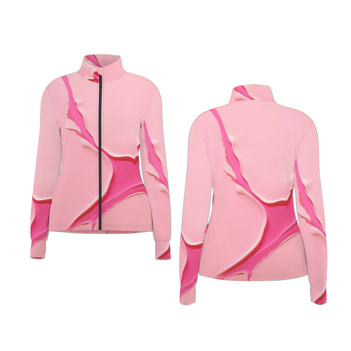 All-Over Print Women's Long Sleeve Thumbhole Jacket