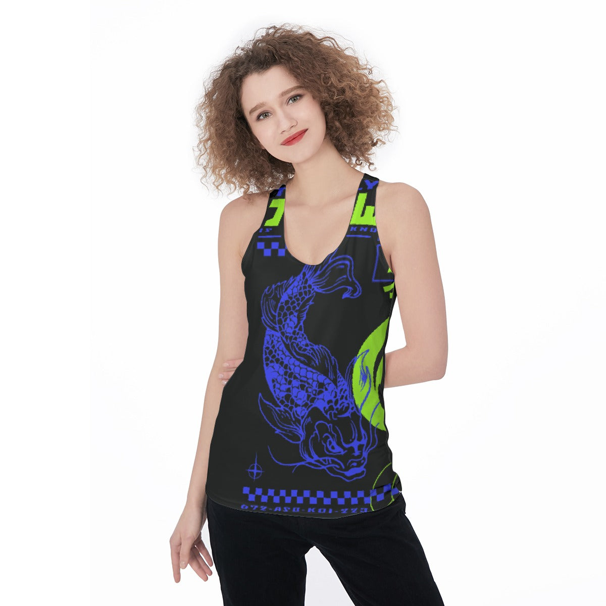 All-Over Print Women's Racerback Tank Top