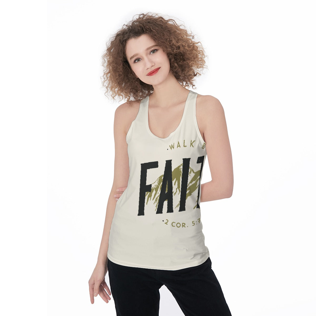 All-Over Print Women's Racerback Tank Top