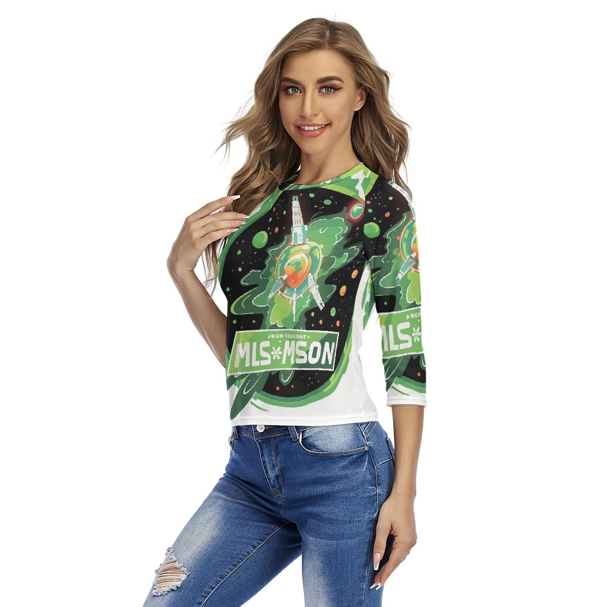All-Over Print Women's Raglan Sleeves T-shirts